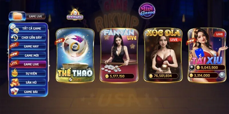 Rikvip Casino là một cổng game nổi tiếng và có uy tín trong lĩnh vực cờ bạc trực tuyến